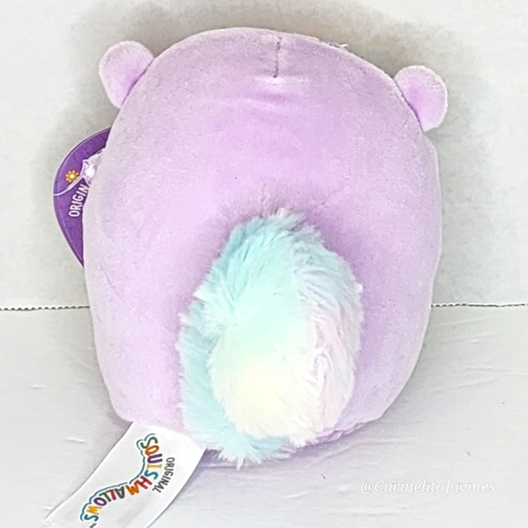 🐣 SYDNEE 🐿 Purple Squirell wFloral Crown Easter 2024 Original Squishmallow NWT - Picture 6 of 8